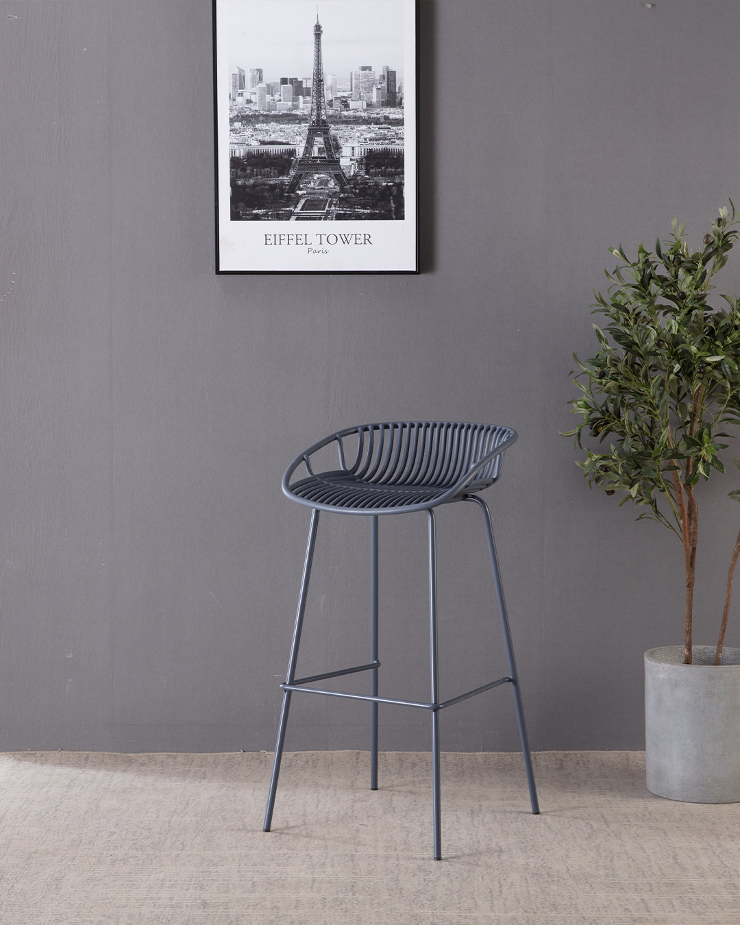 Taburete Alto Sven Azul