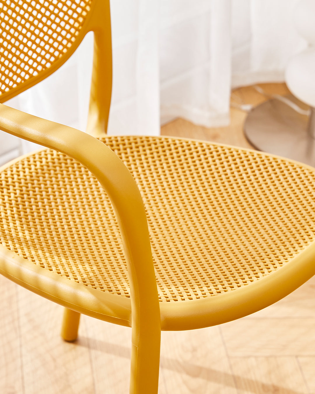 Pales Plastic Chair Potters Clay Yellow