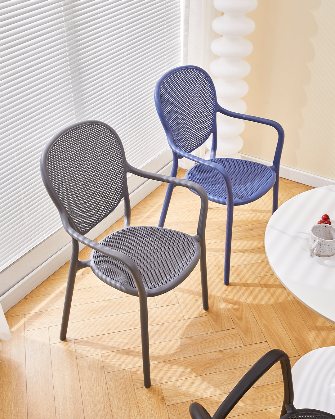 Pales Plastic Chair Fiord Blue