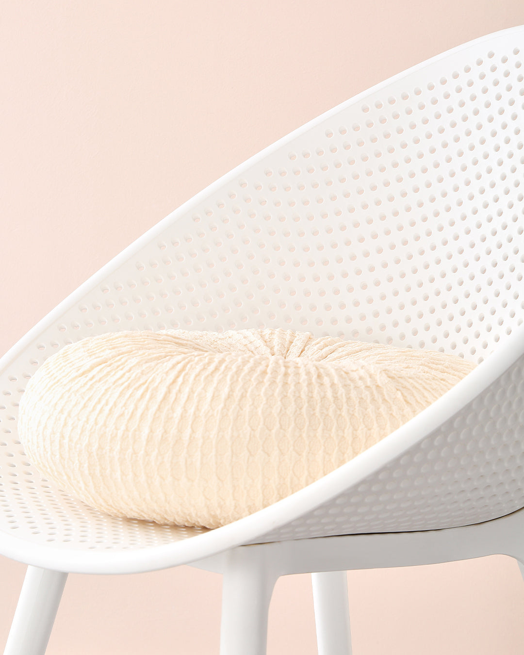 Chaise Virginia Design Blanc Ivoire