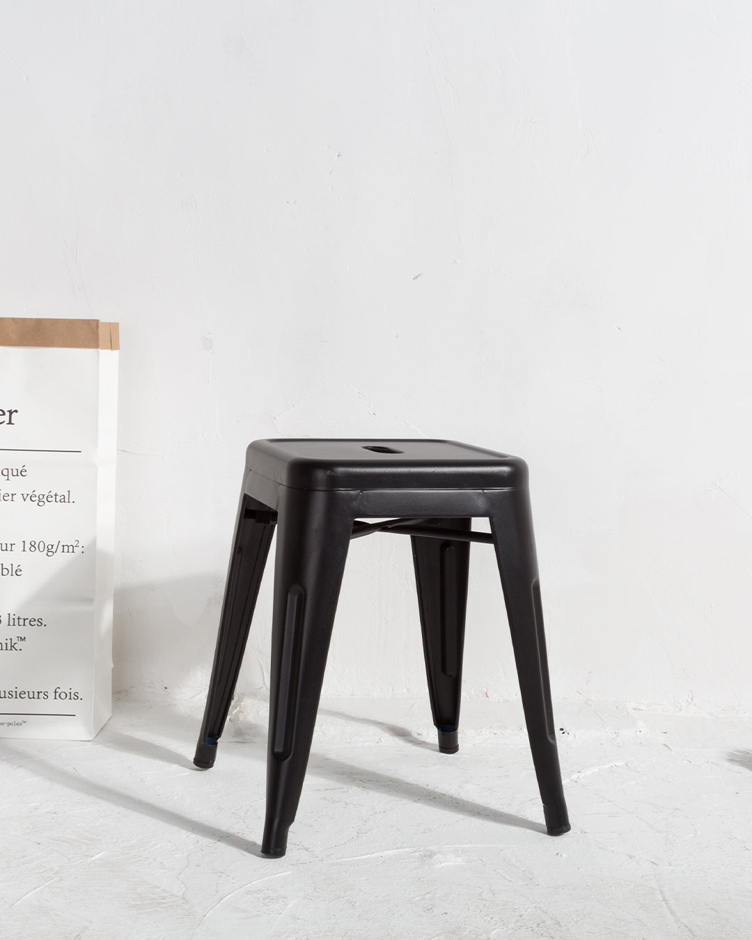 Tabouret LIX en métal rouillé