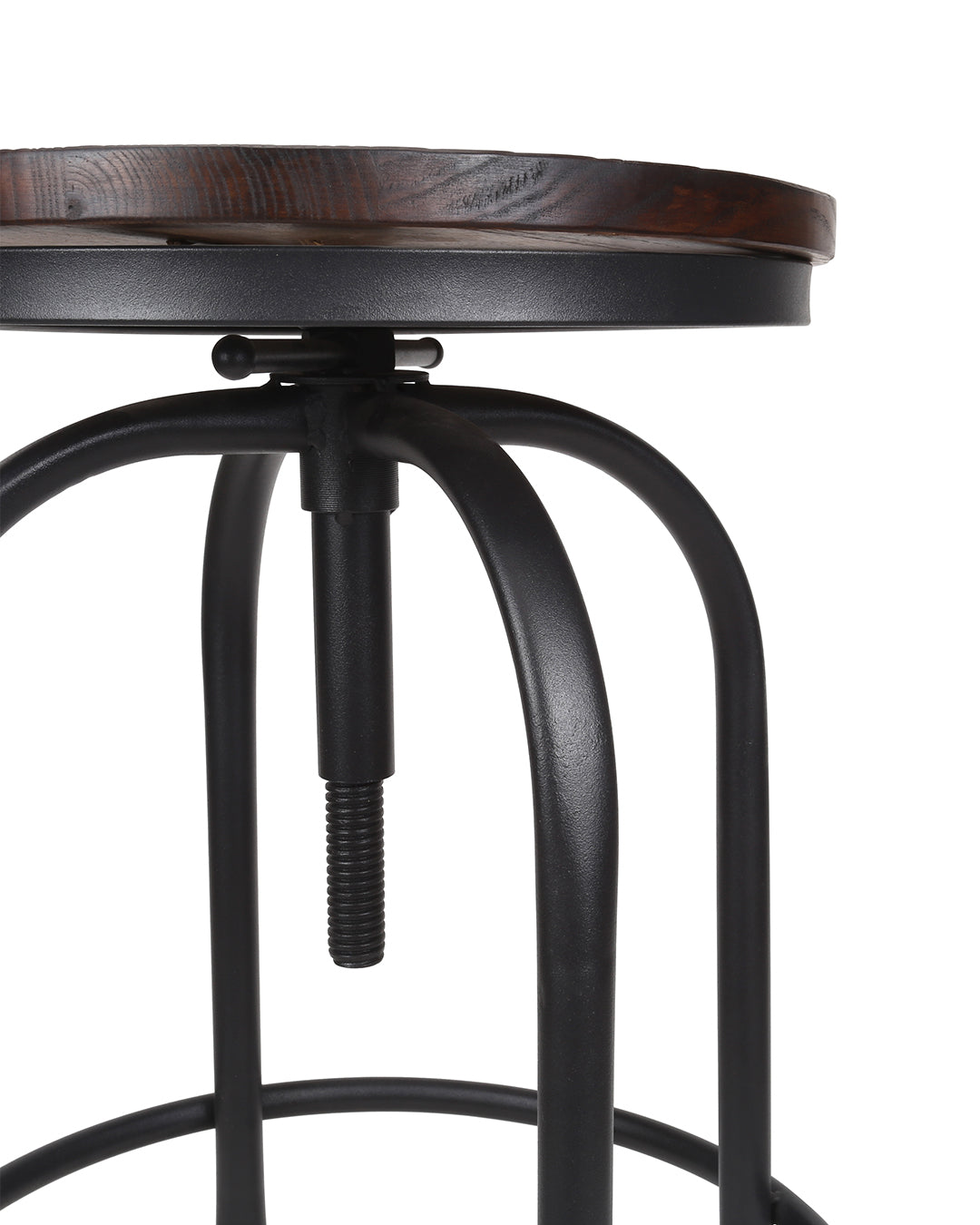 Antiope Wood Stool Black