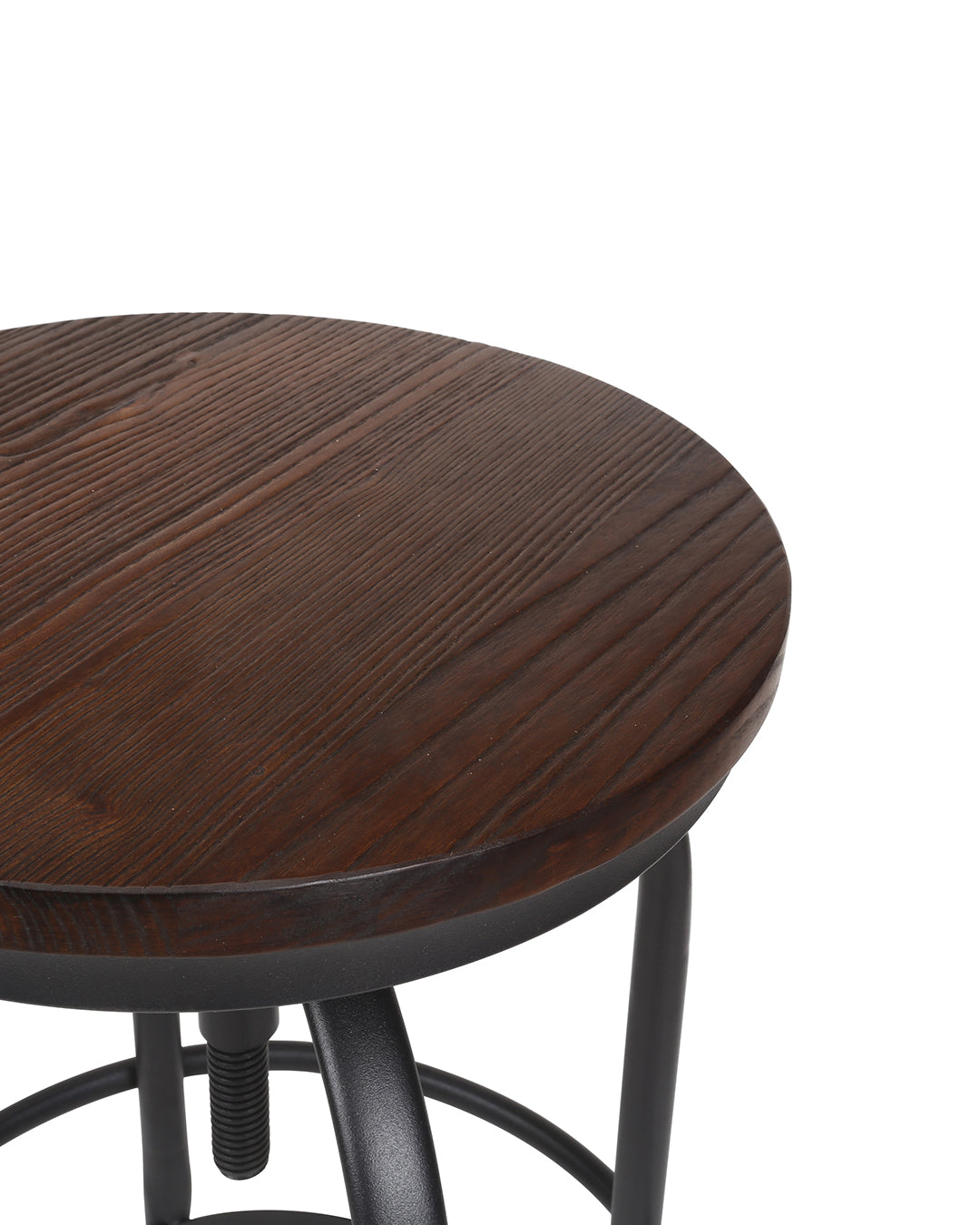 Antiope Wood Stool Black