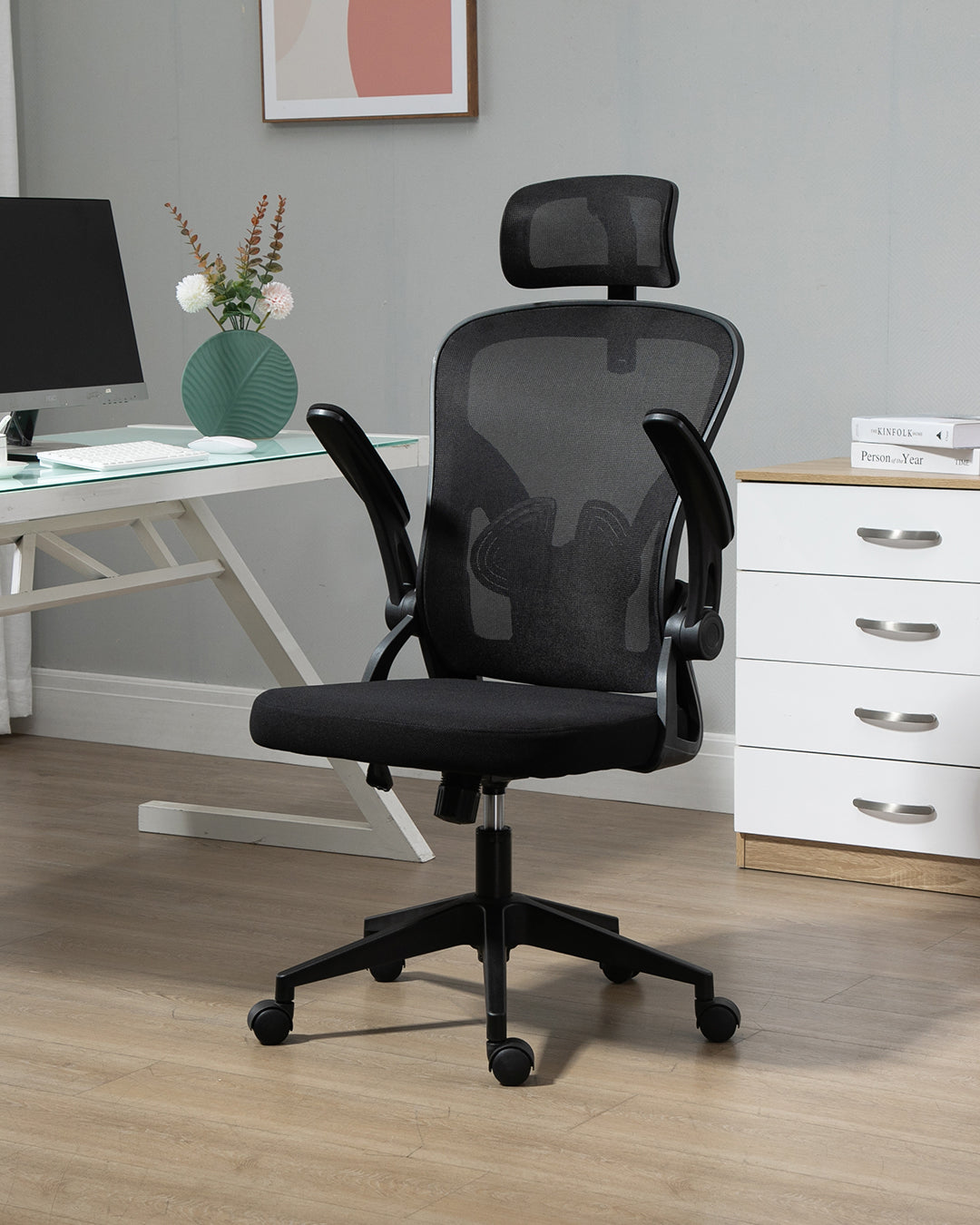 Silla de oficina Dike Negro