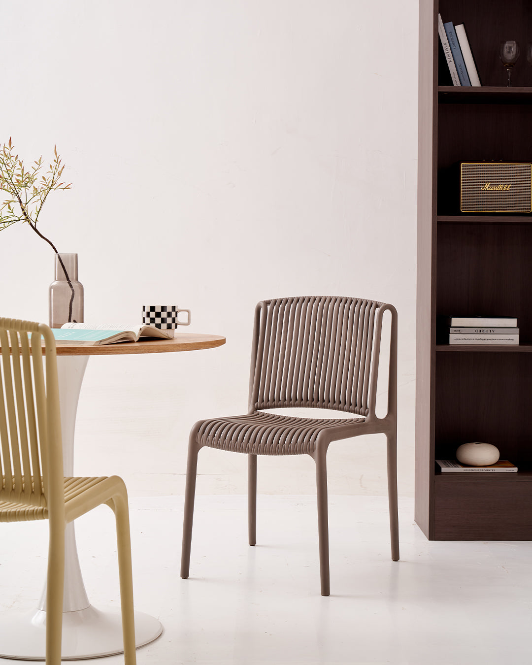 Elpis Plastic Chair Donkey Brown