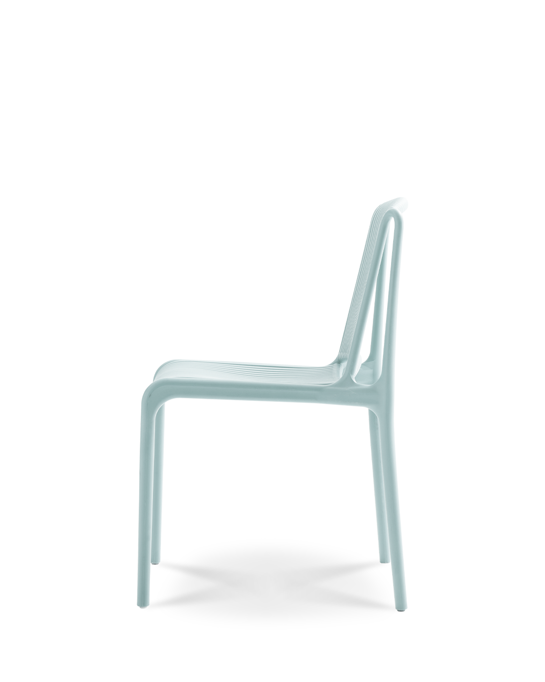 Chaise en plastique Elpis Jungle Mist Blue