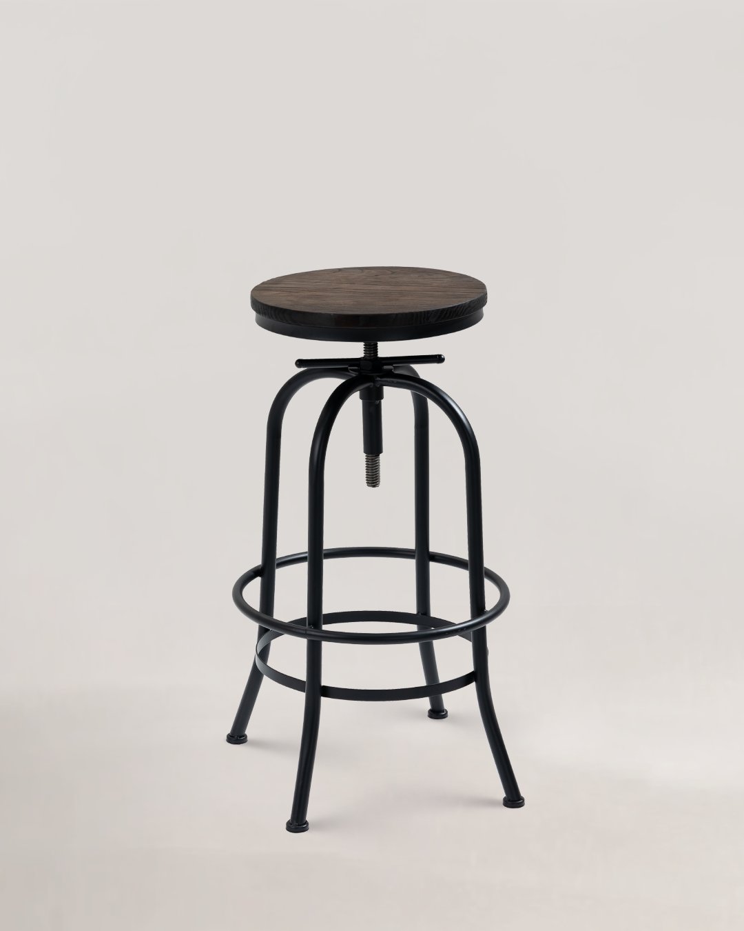 Antiope Wood Stool Black