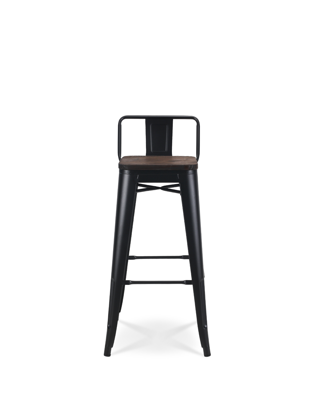 Lix Wood Bar Chair Black