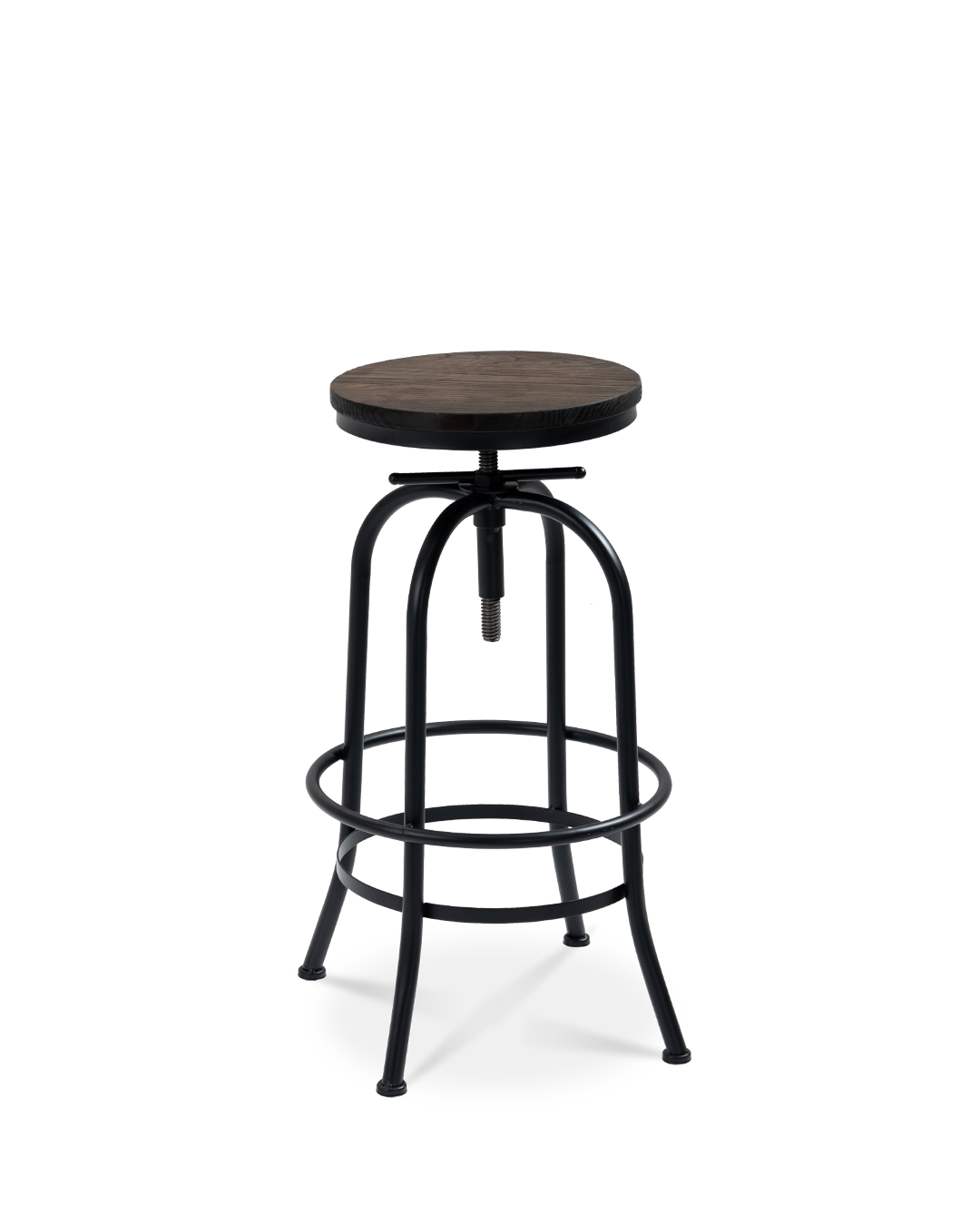 Antiope Wood Stool Black