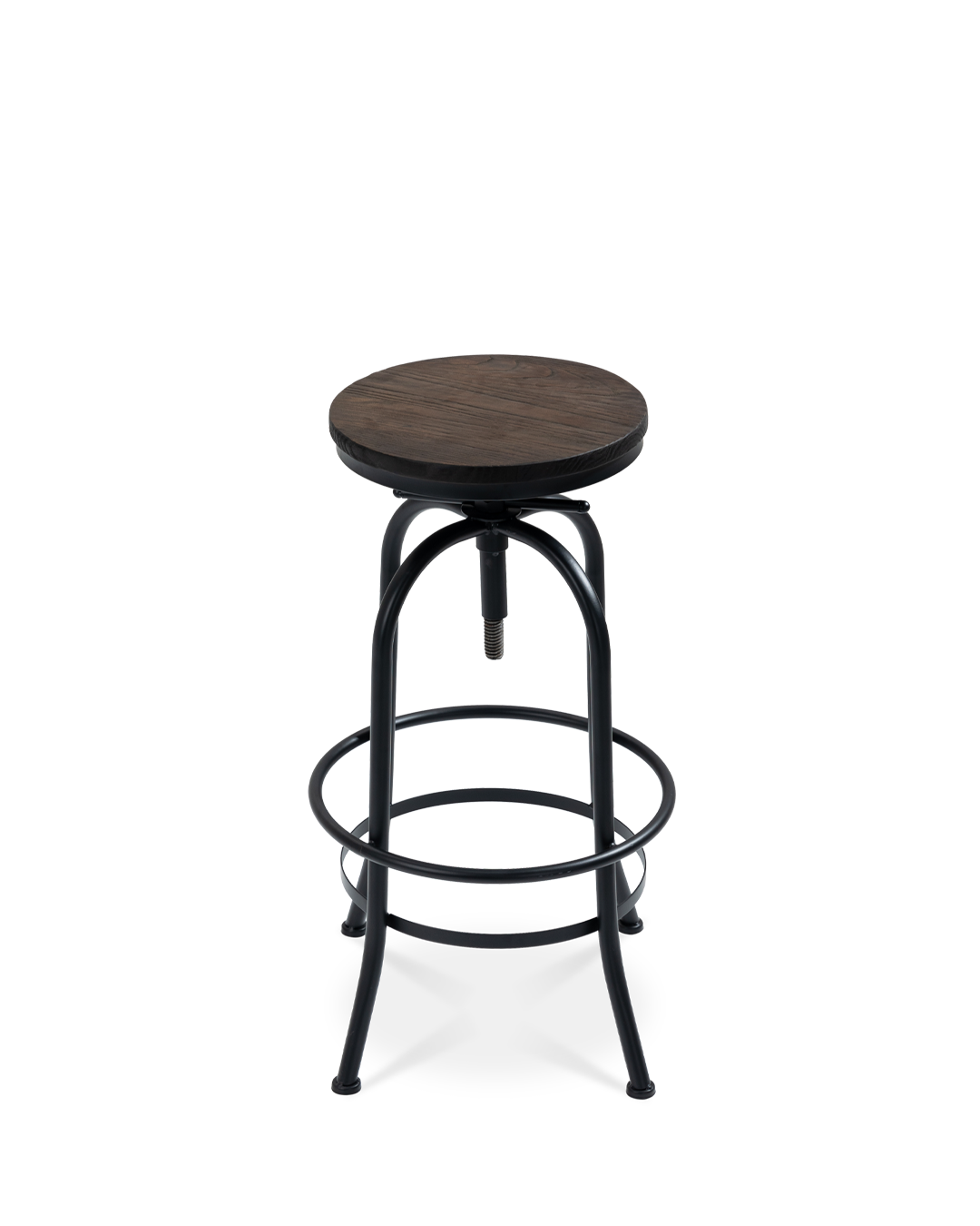 Antiope Wood Stool Black