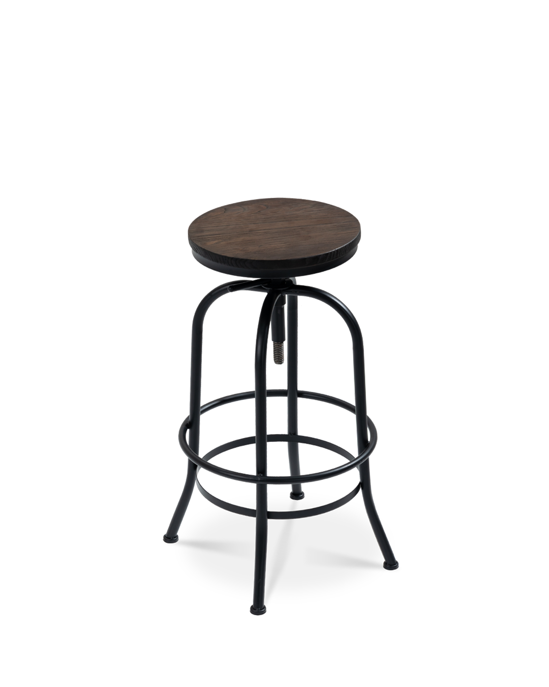 Antiope Wood Stool Black