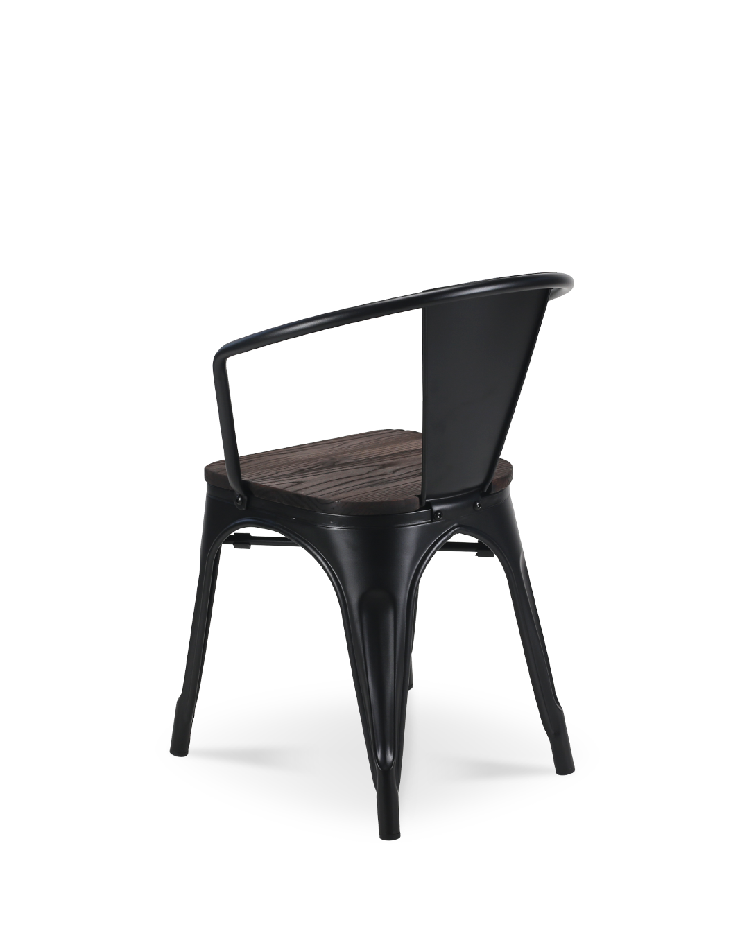 Lix Wood Armchair Black