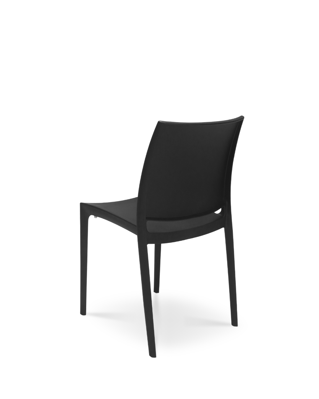 Chaise en plastique Thalia noire