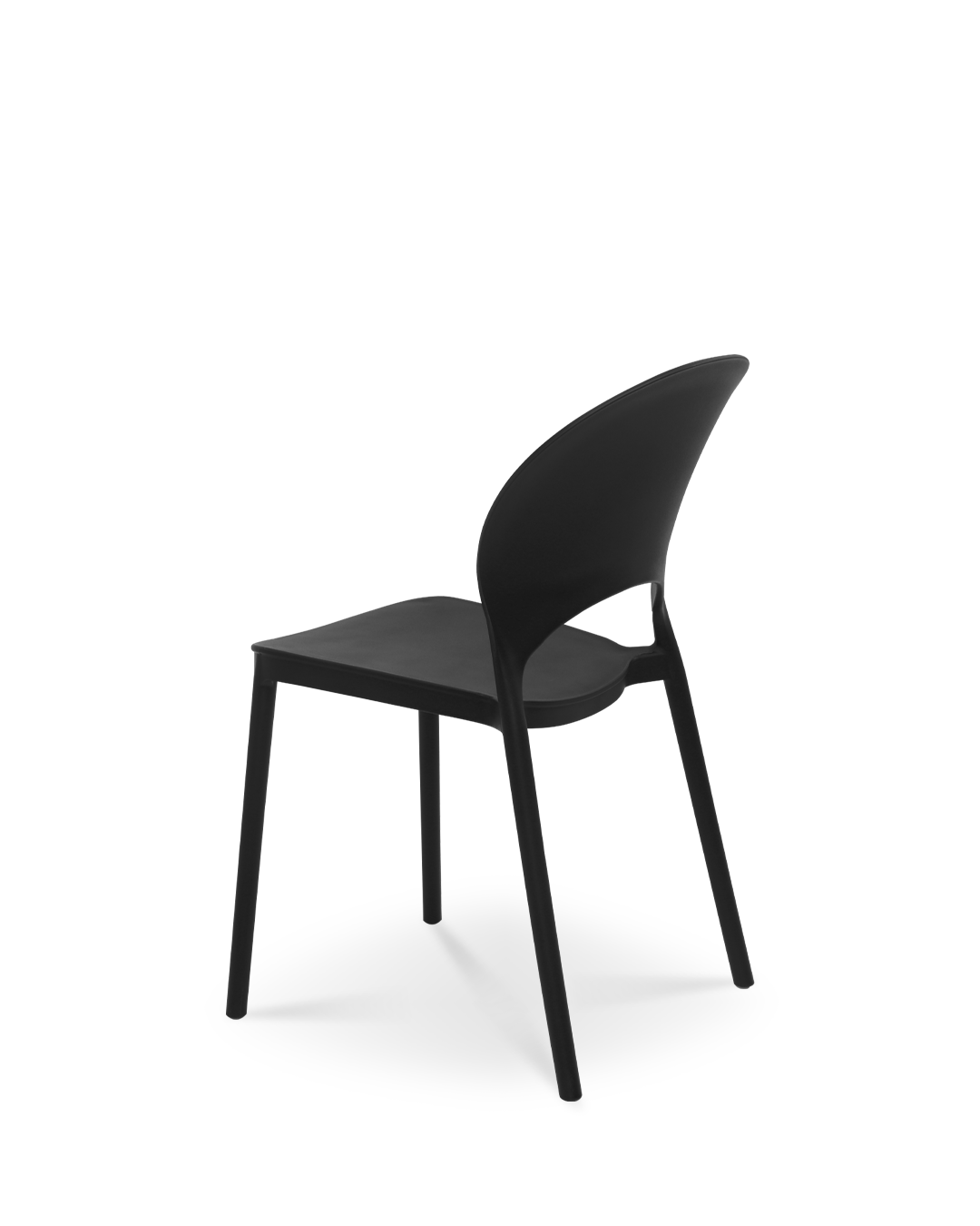 Silla Nysa Plastico Negro