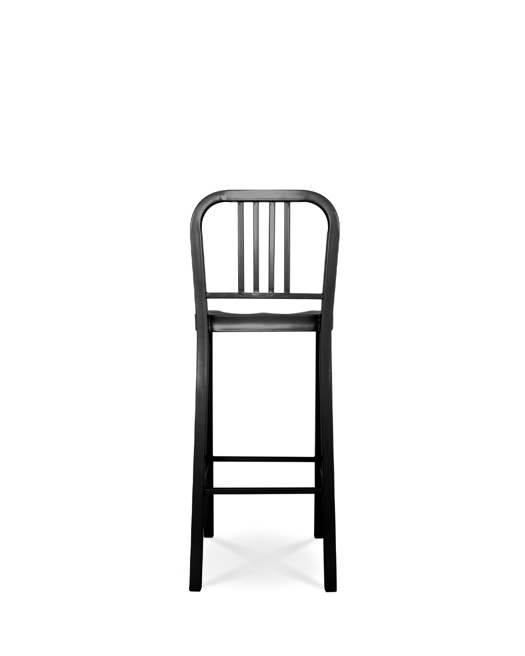 Navy Bar Stool Black