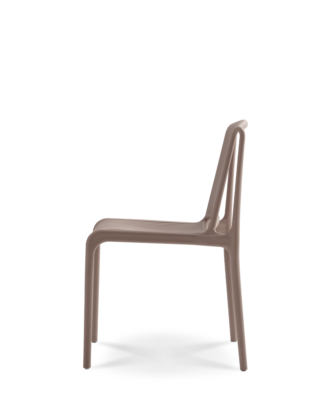 Chaise en plastique Elpis Donkey Brown