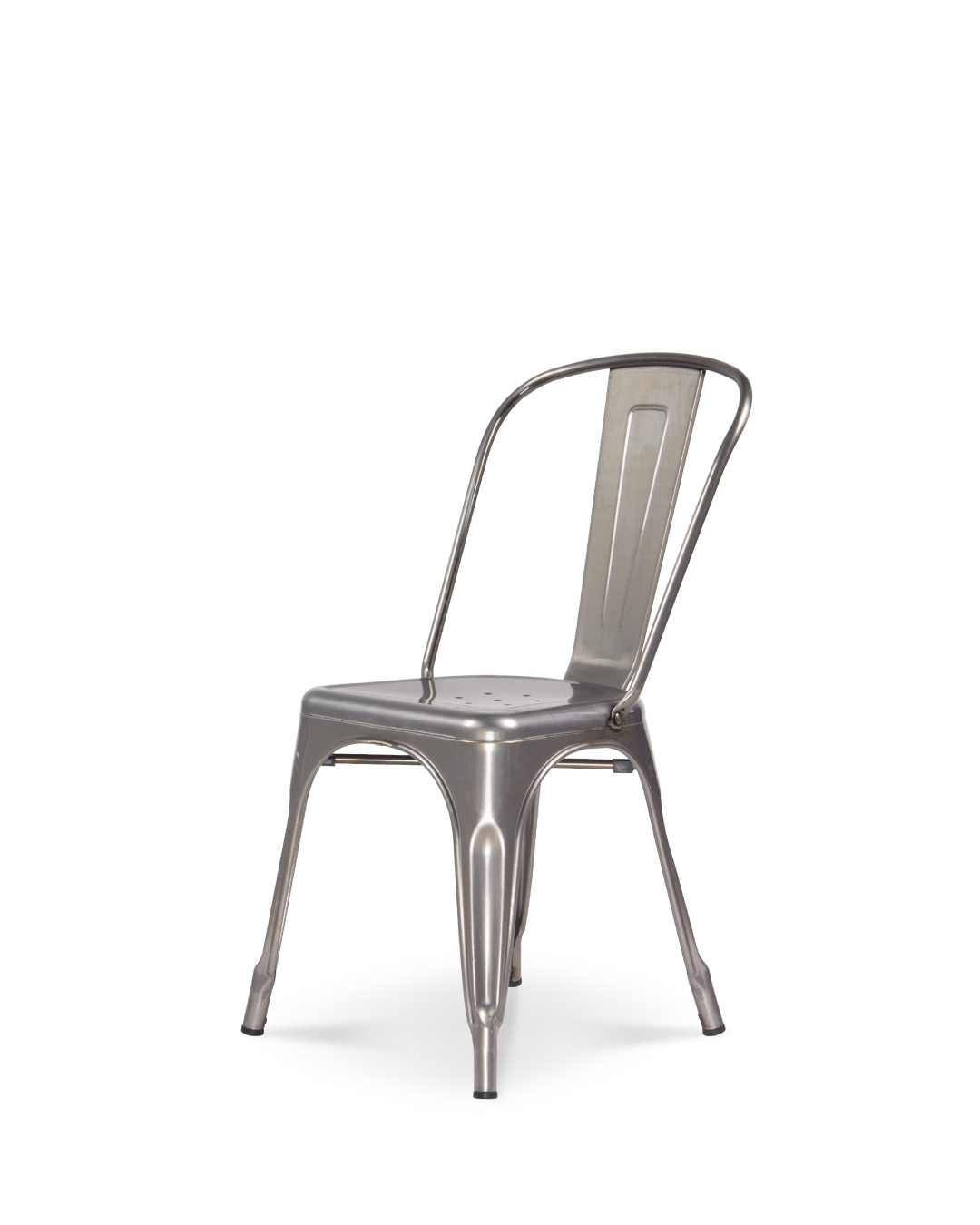 Chaise en métal Lix Gris Cristal