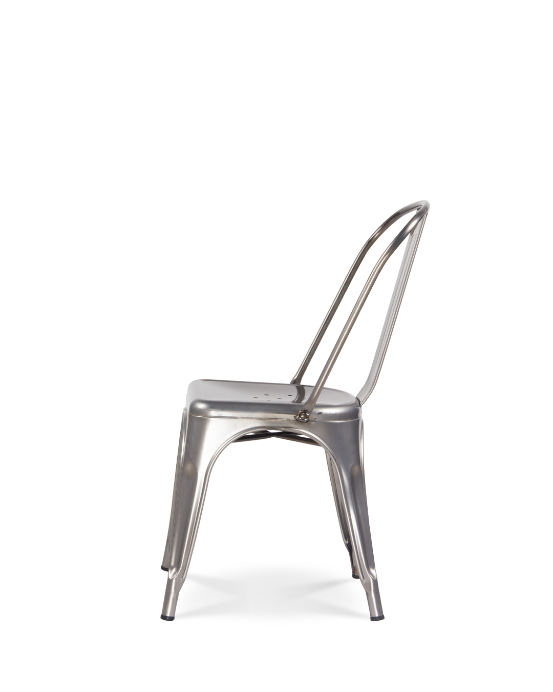 Chaise en métal Lix Gris Cristal