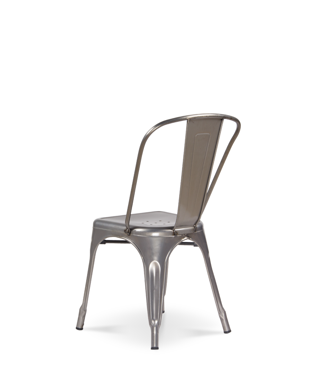 Chaise en métal Lix Gris Cristal