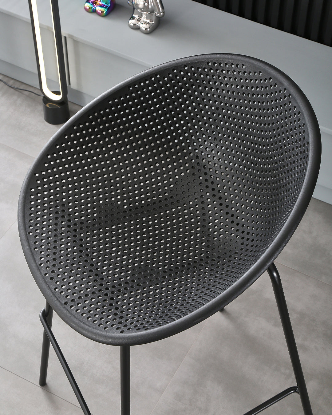 Europa Bar Stool Black