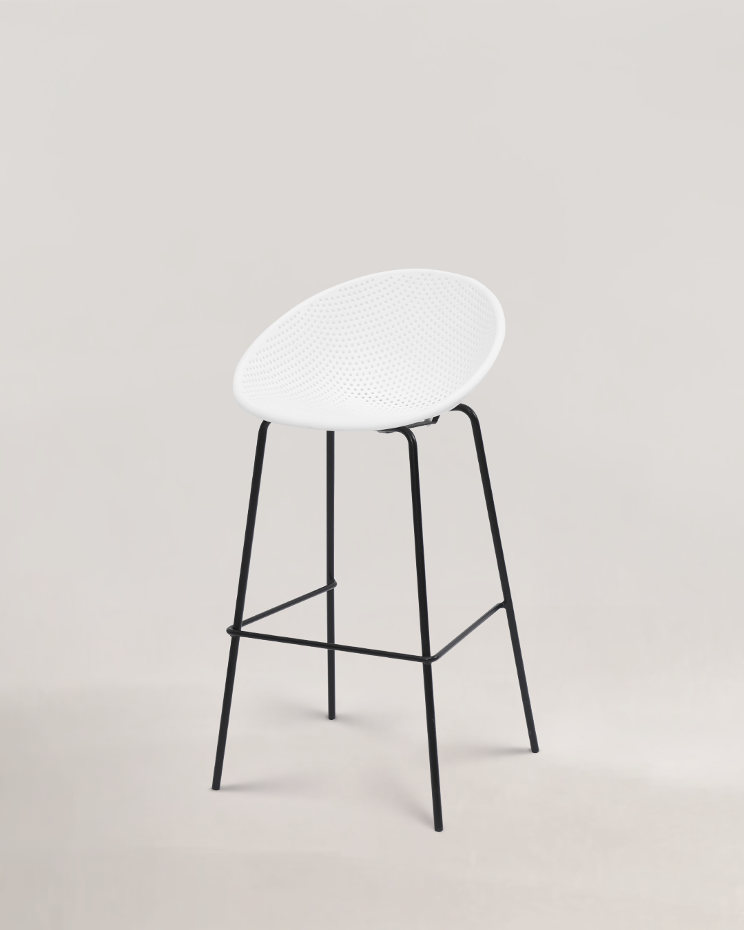 Tabouret de bar Europa Ivoire Blanc