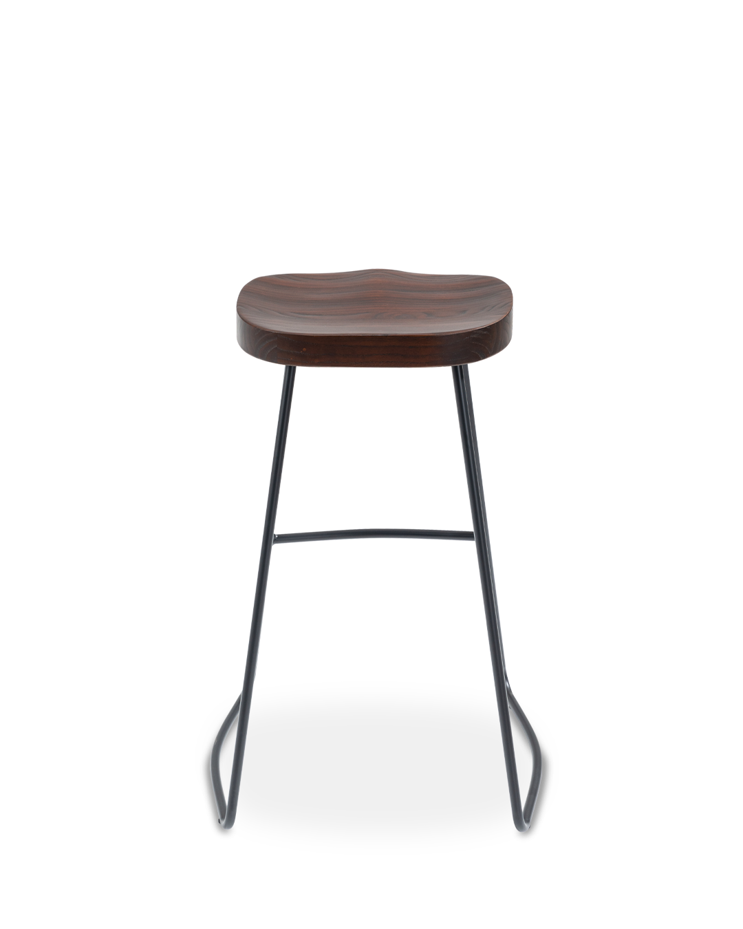 Julia Wood Bar Stool Black