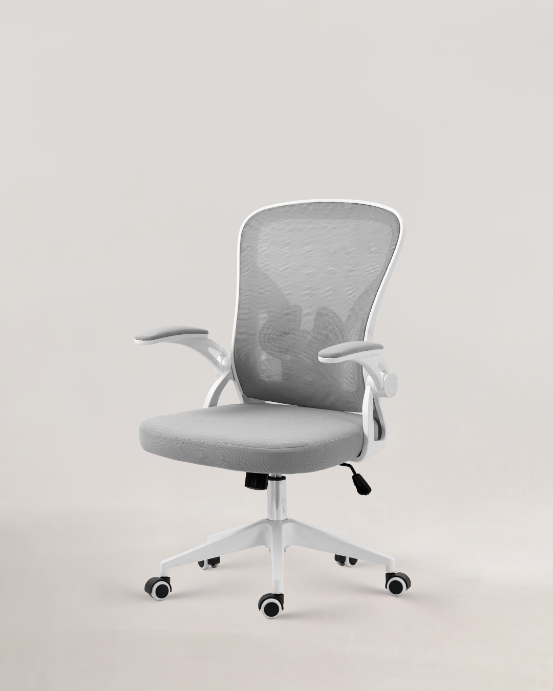 Lanthe Office Chair White Grey