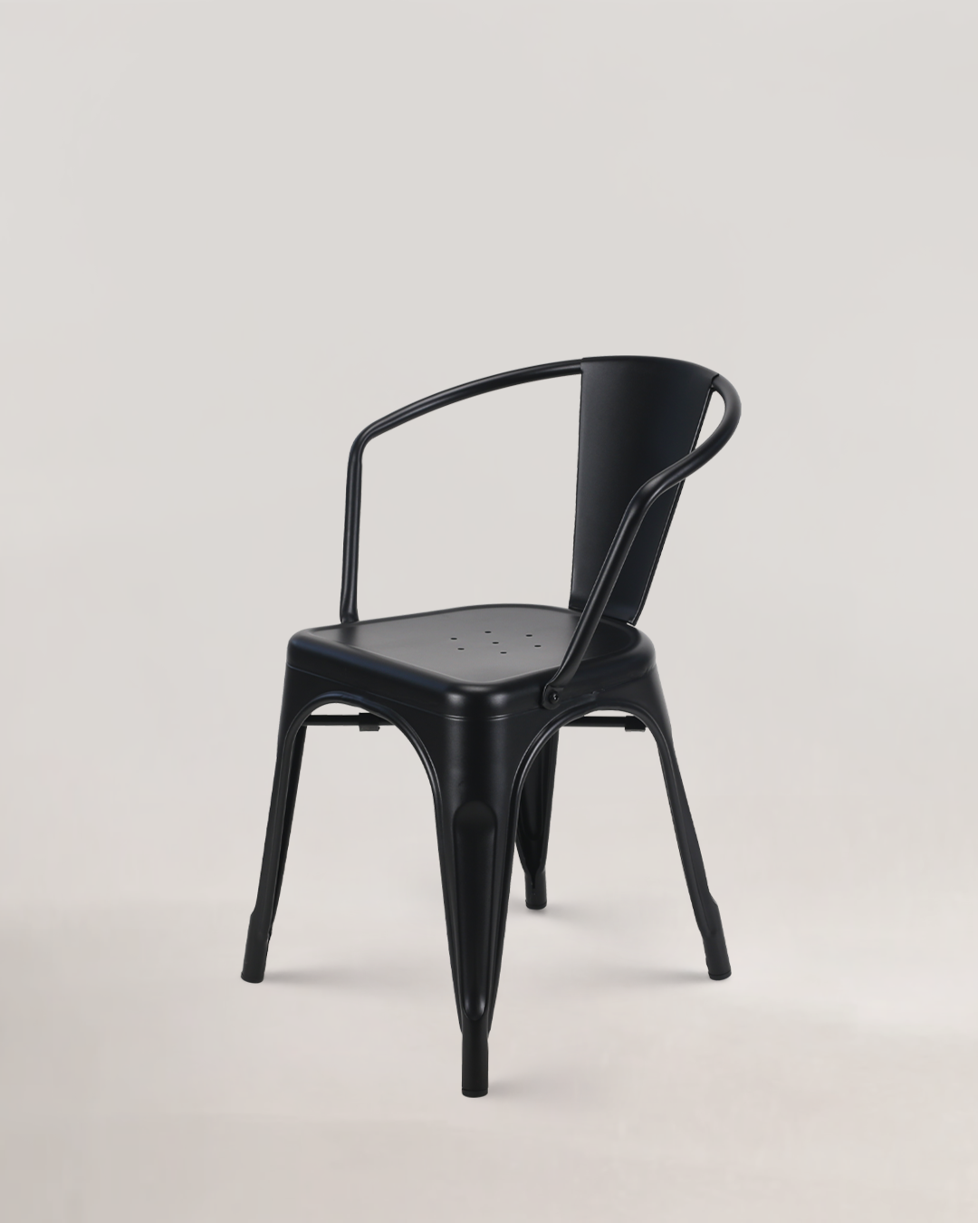 Lix Metal Armchair Black