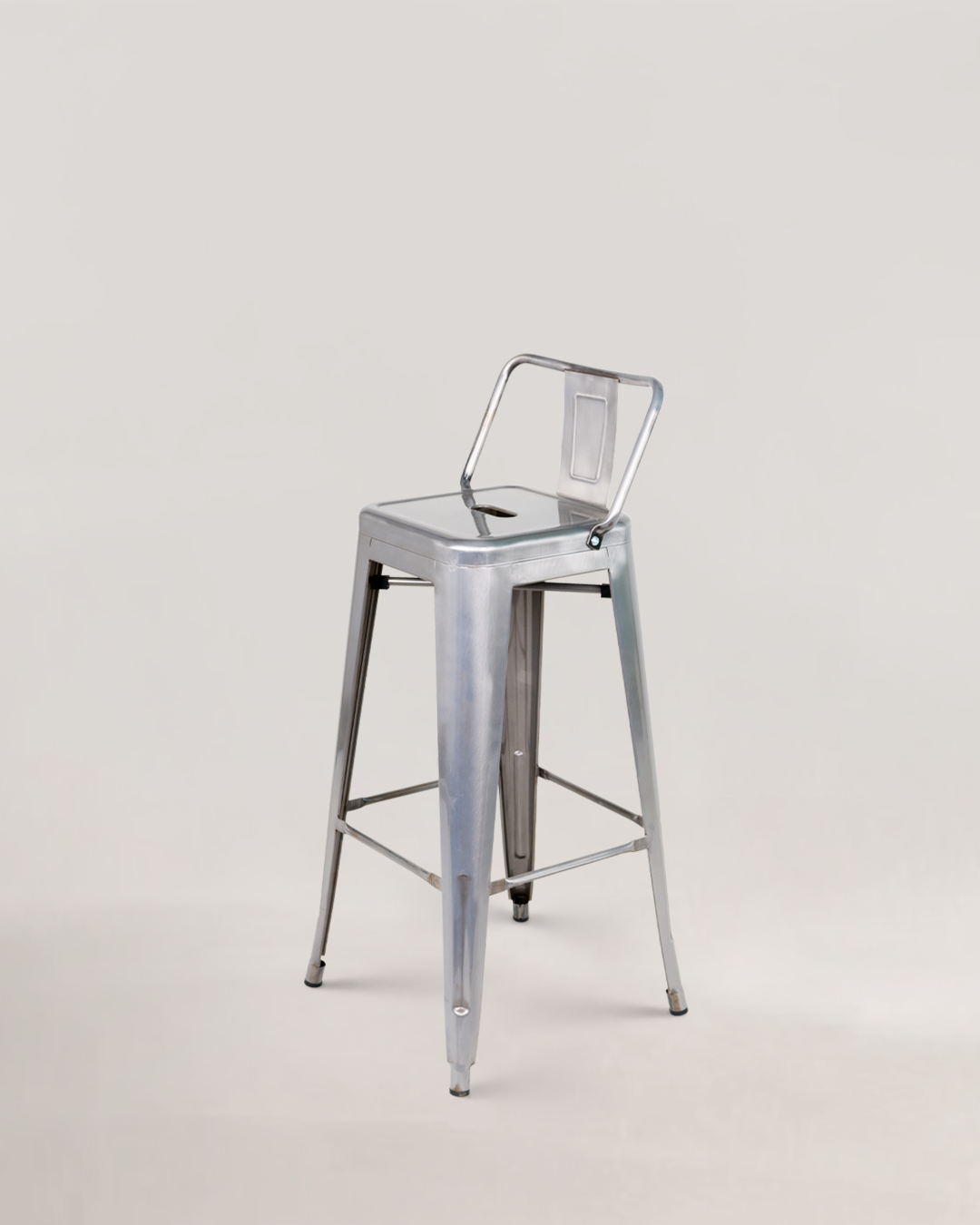 Lix Metal Bar Chair Crystal Grey