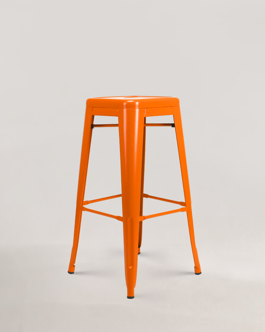 Lix Metal Bar Stool Orange