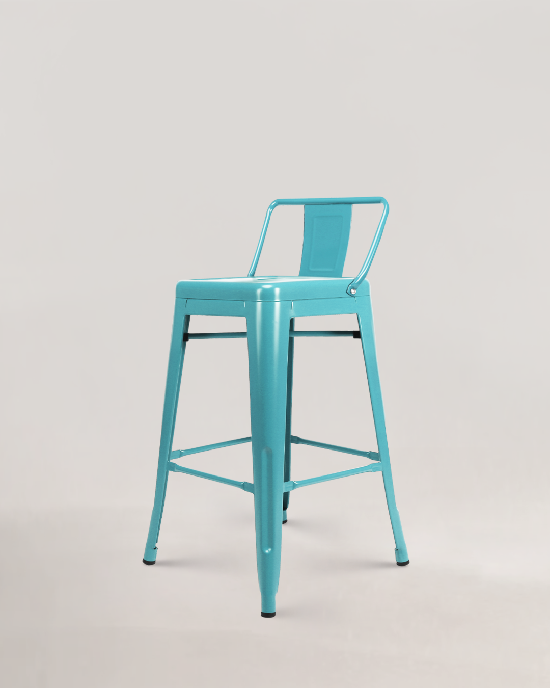 Lix Metal Counter Chair Turquoise