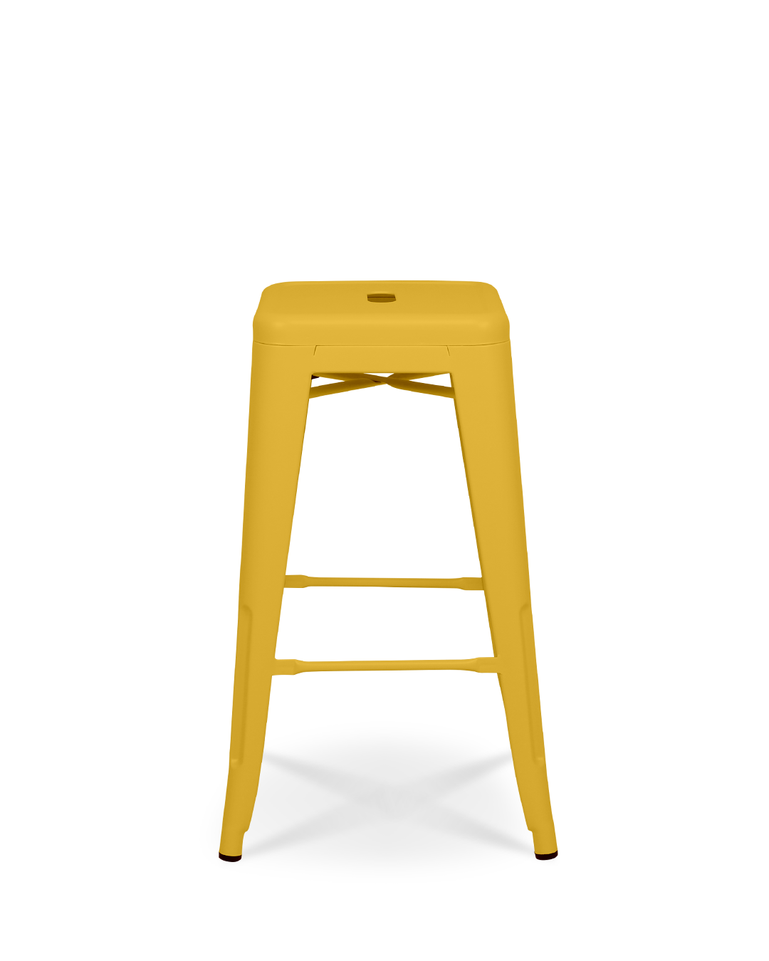 Lix Metal Counter Stool Yellow