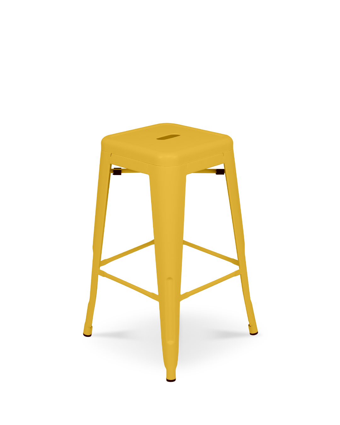 Lix Metal Counter Stool Yellow