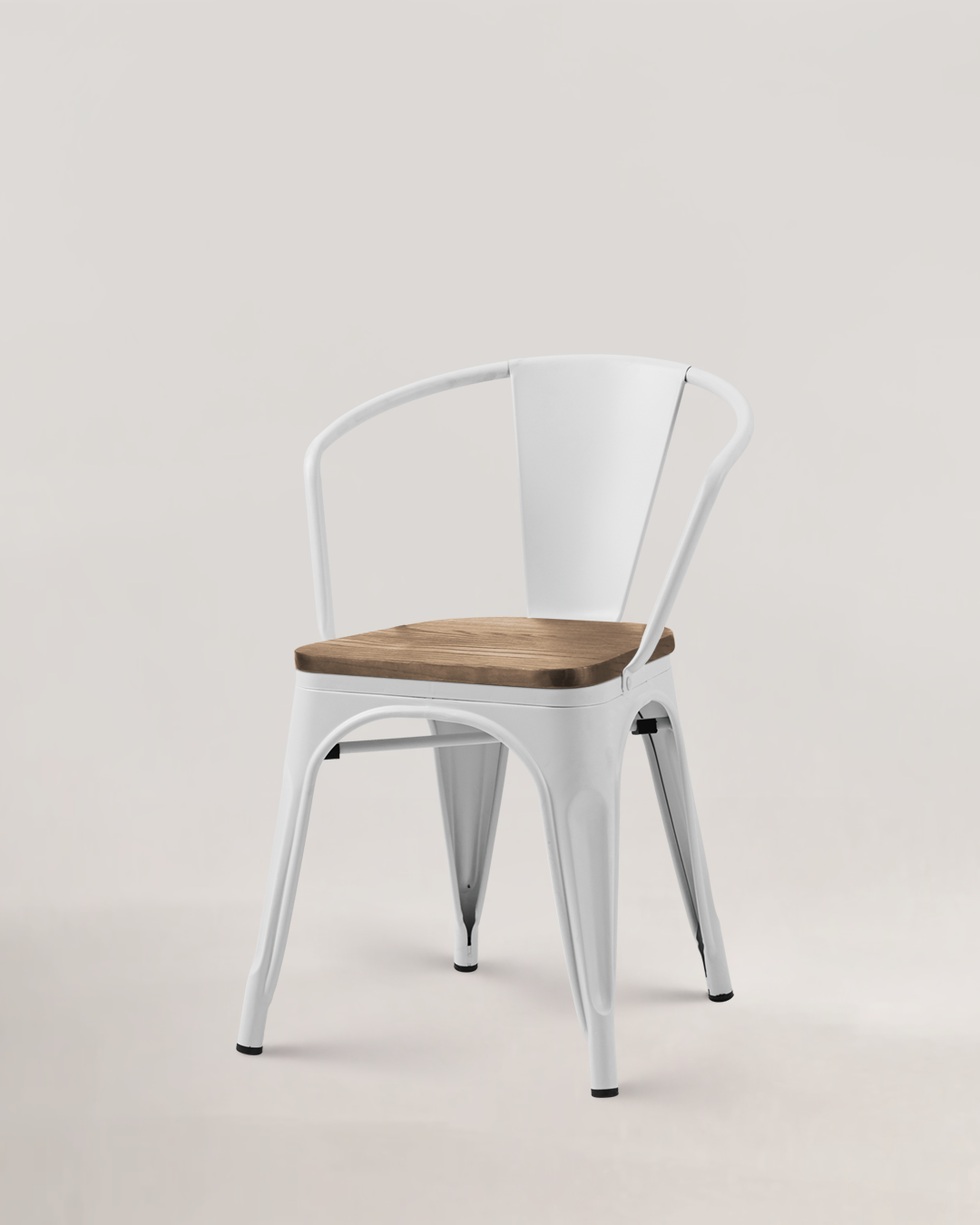 Lix Wood Armchair White