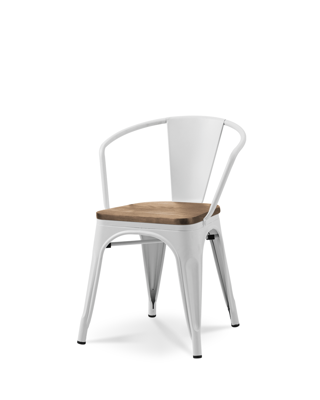 Lix Wood Armchair White