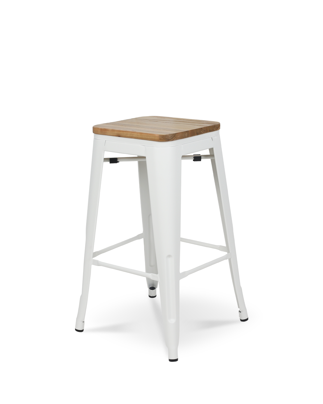 Lix Wood Counter Stool White