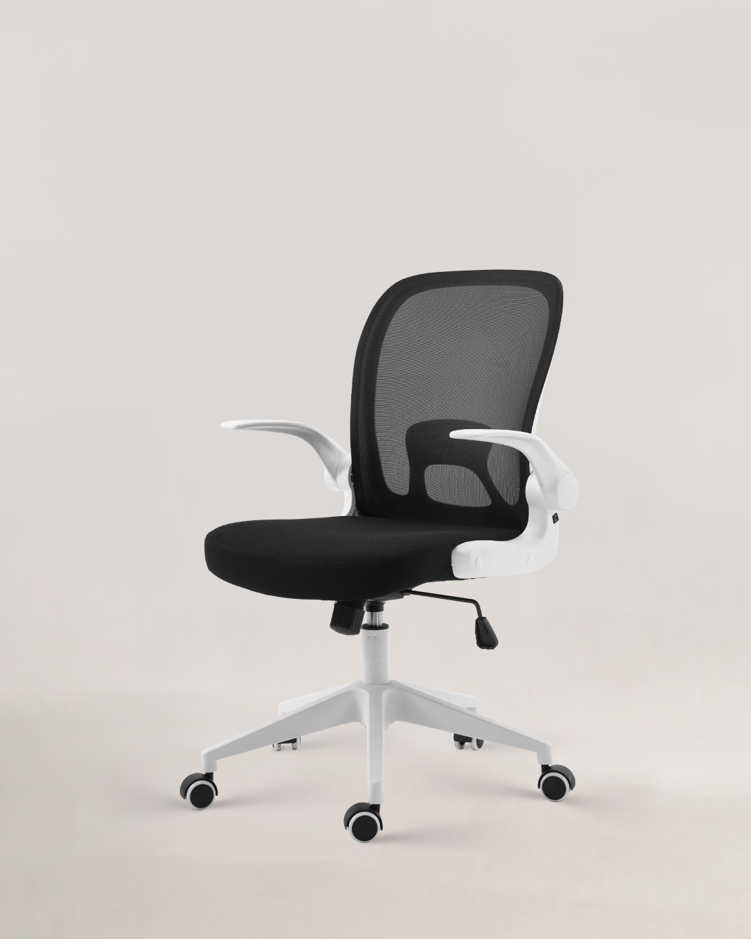 Minerva Office Chair White Black