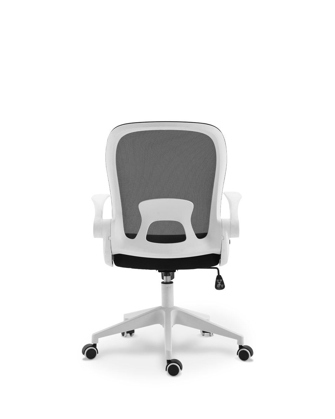 Minerva Office Chair White Black