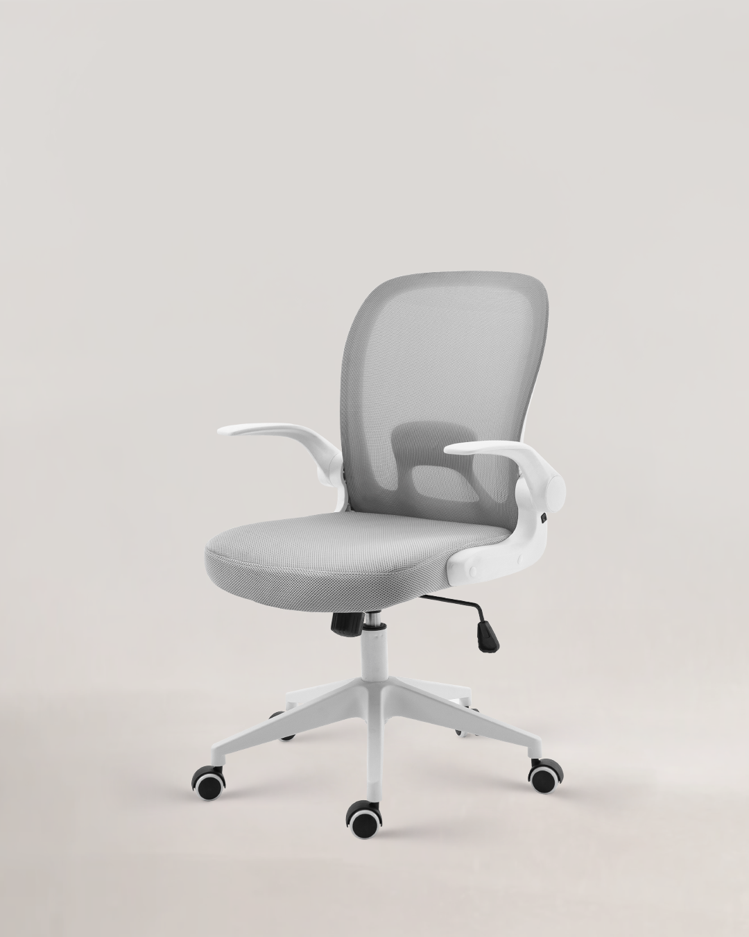 Minerva Office Chair White Grey