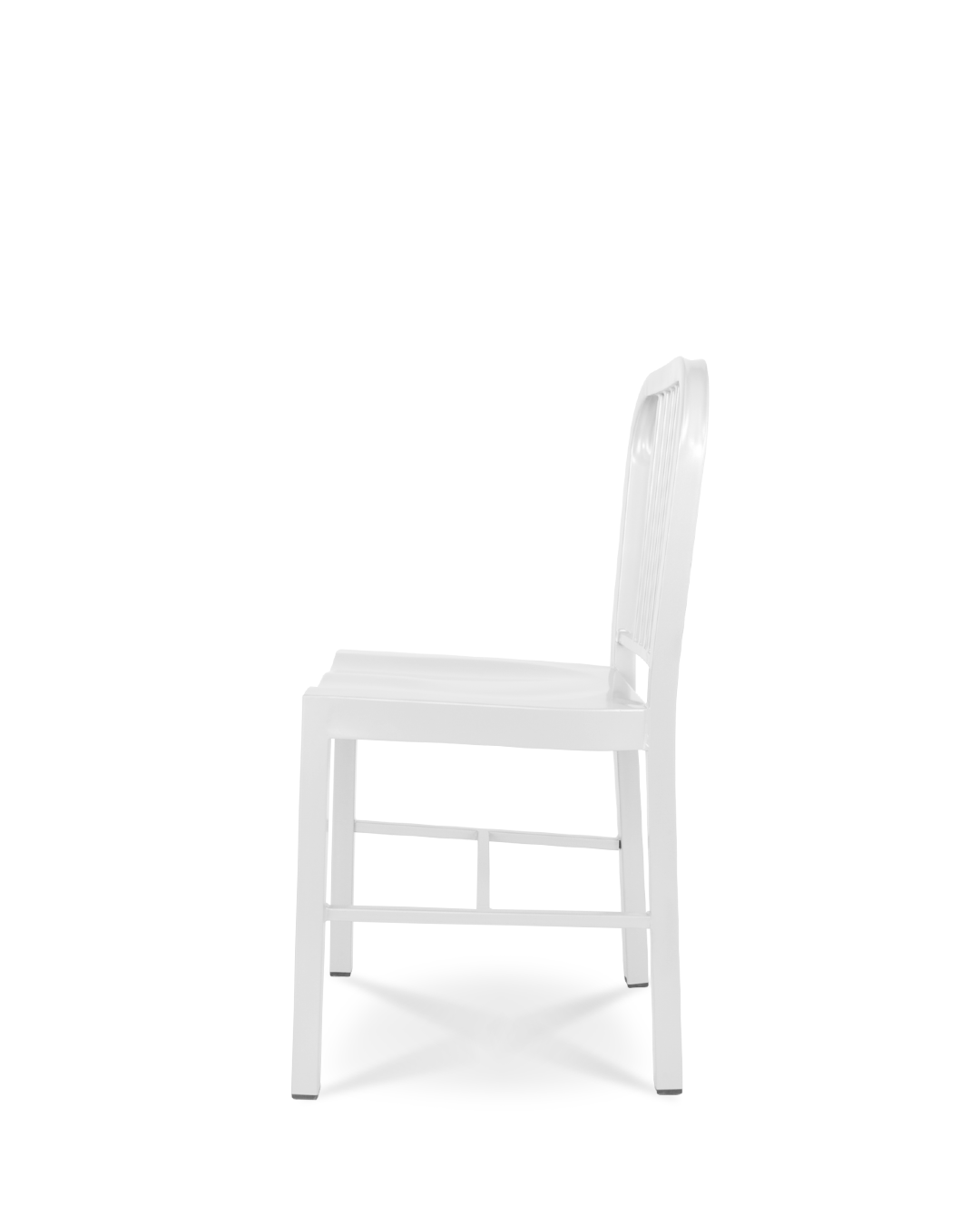 Navy Metal Chair White