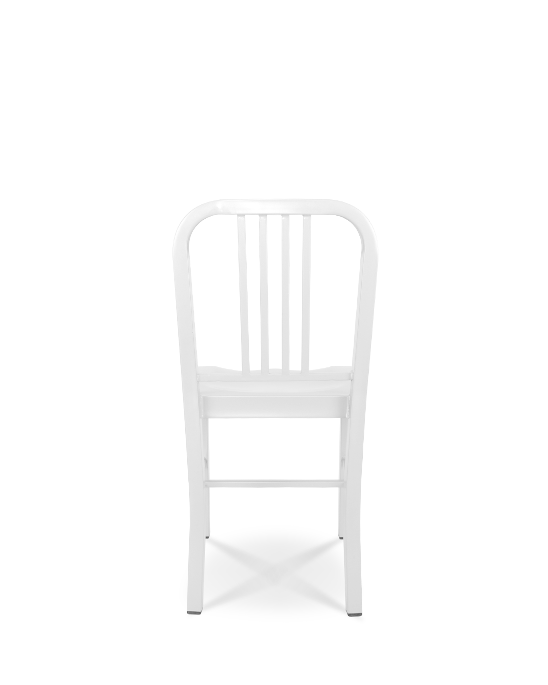 Navy Metal Chair White