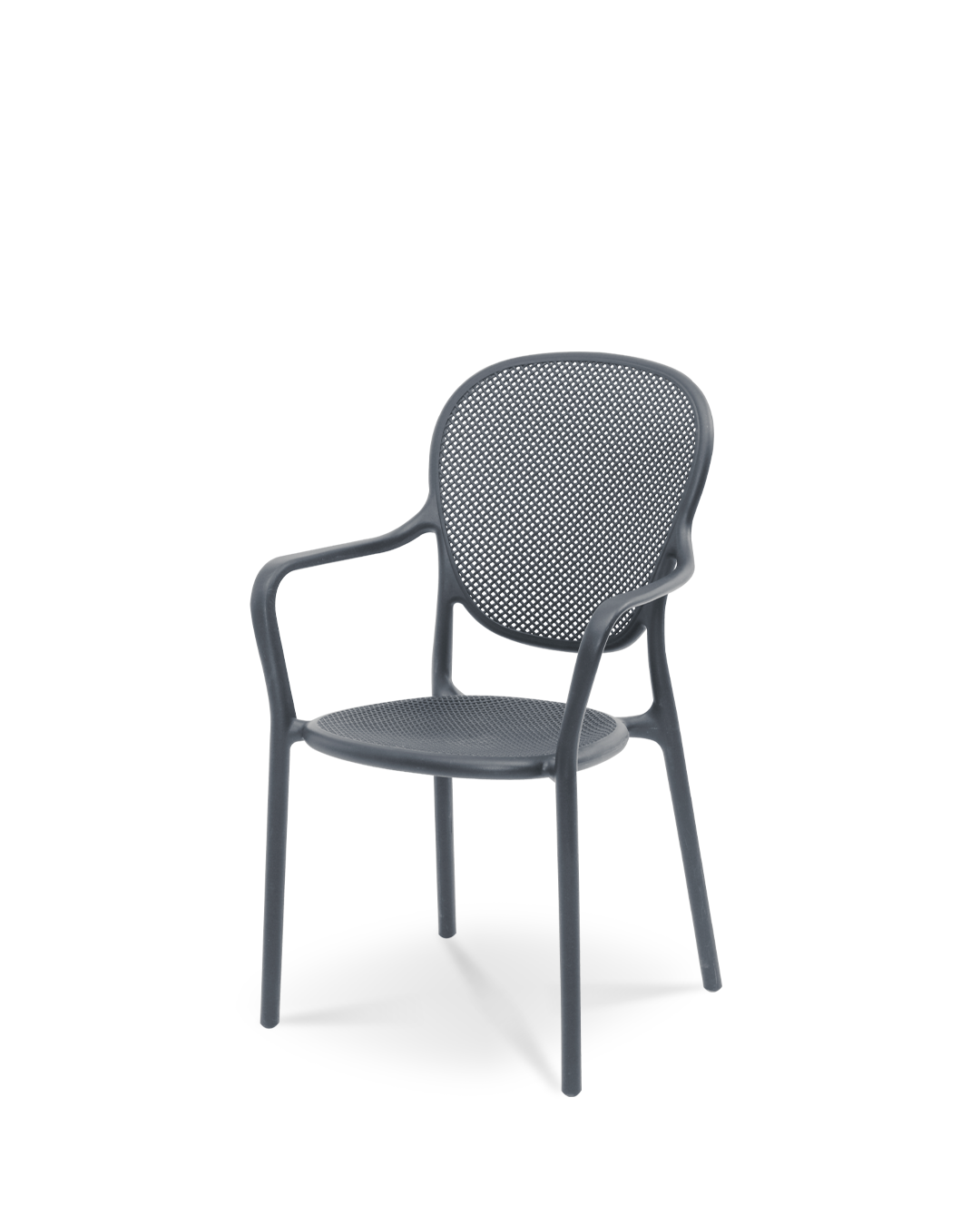 Pales Plastic Chair Rolling Stone Grey