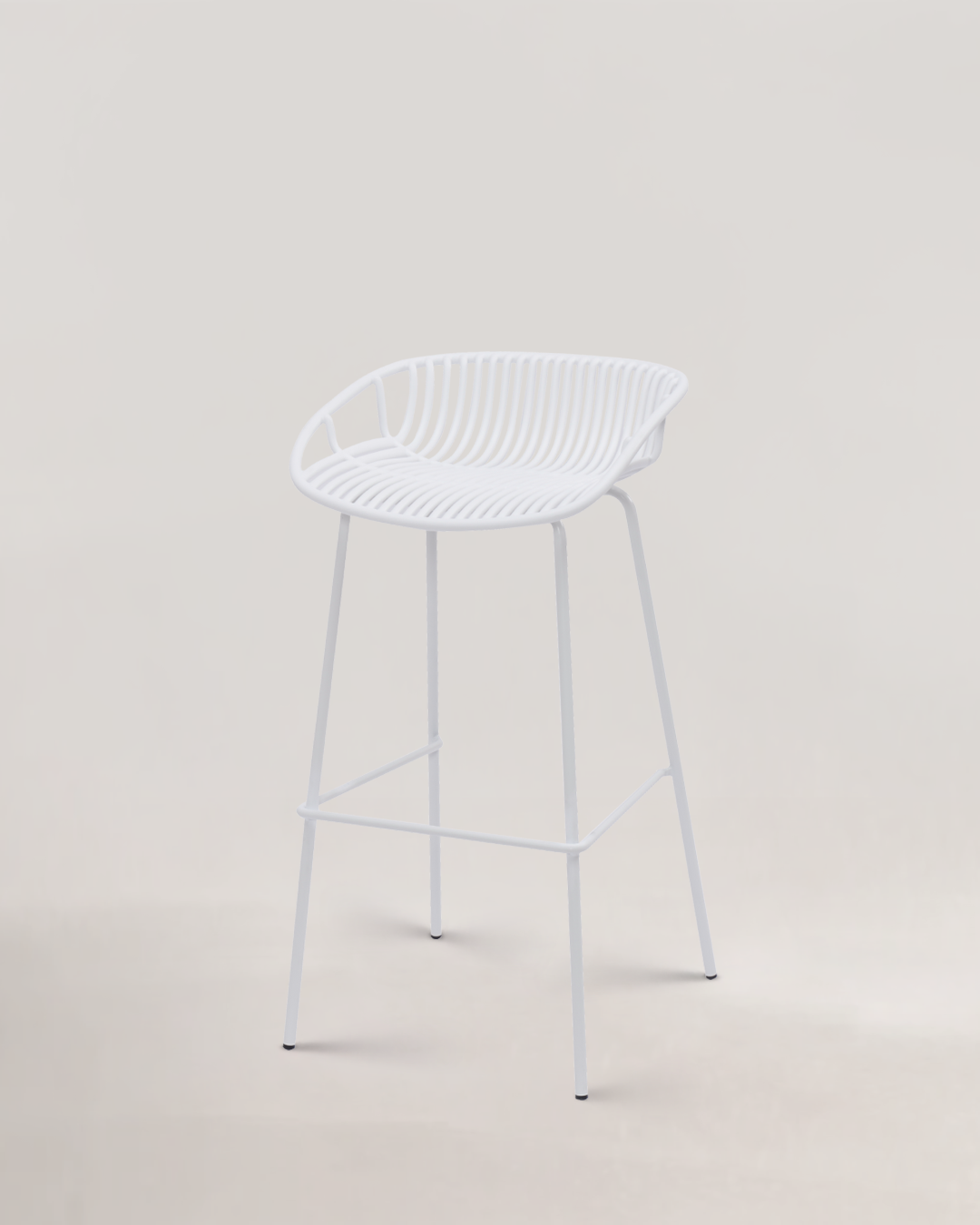 Sven Bar Stool Ivory White