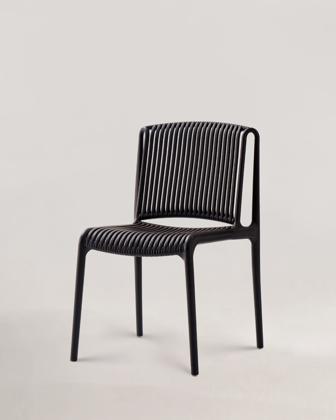 Elpis Plastic Chair Black