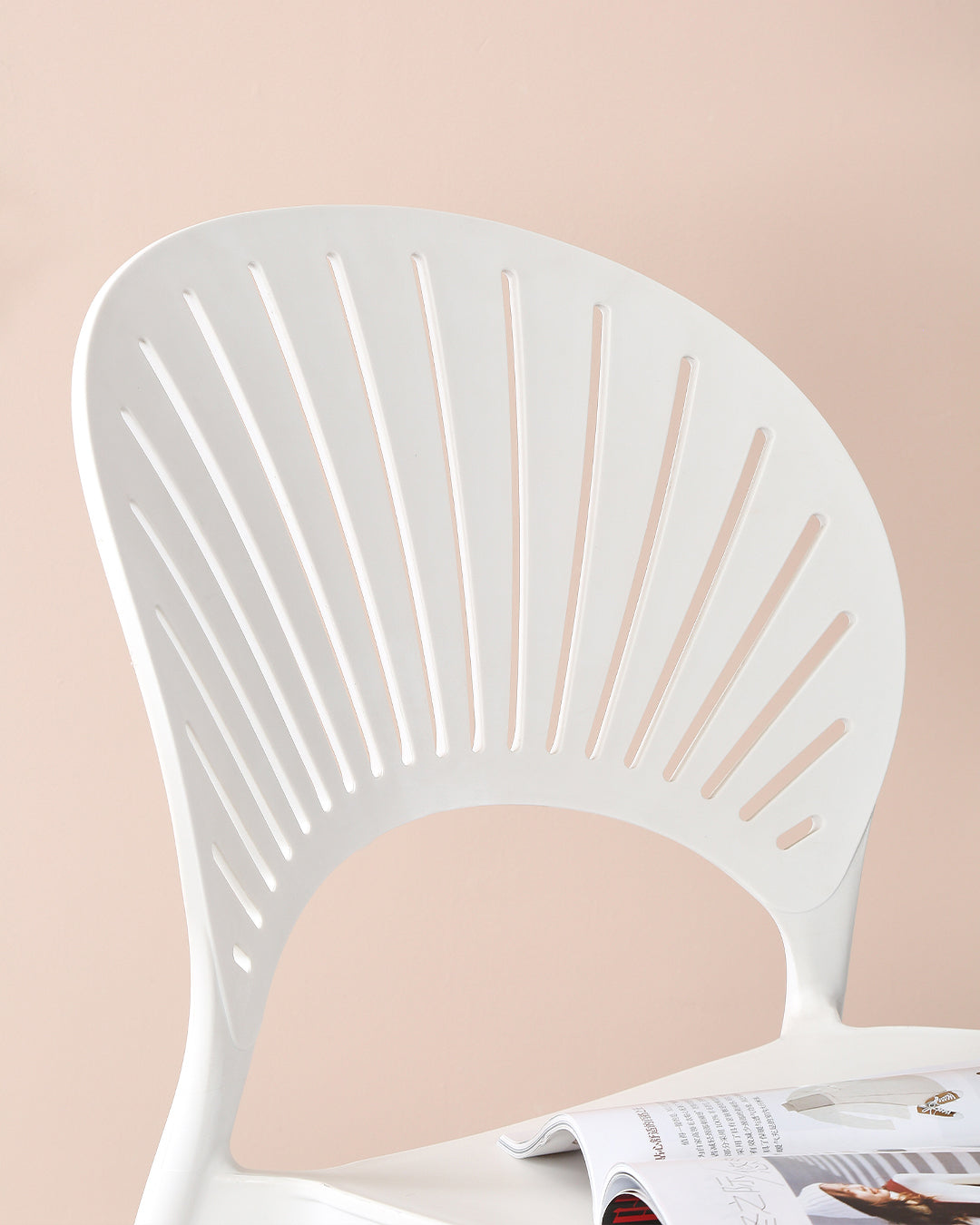 Eugenia Plastic Chair Ivory White