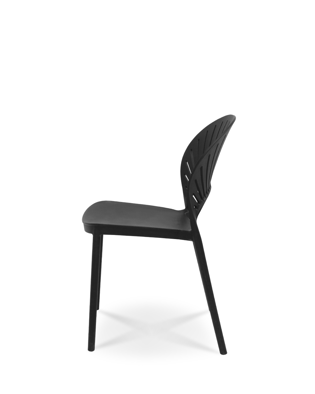 Chaise Eugenia en plastique noir