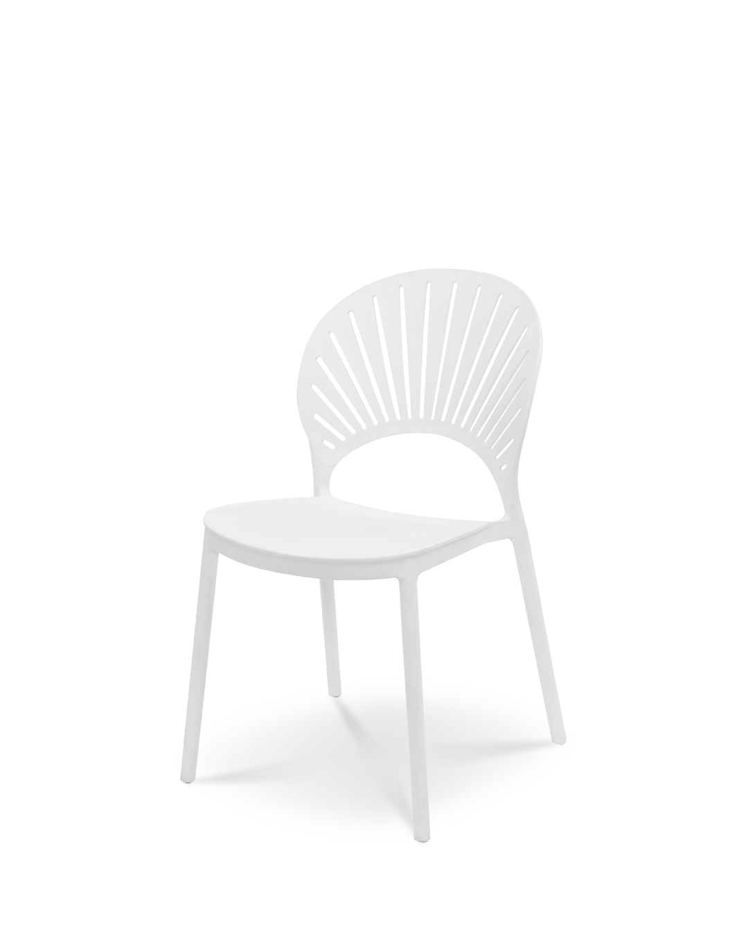 Eugenia Plastic Chair Ivory White