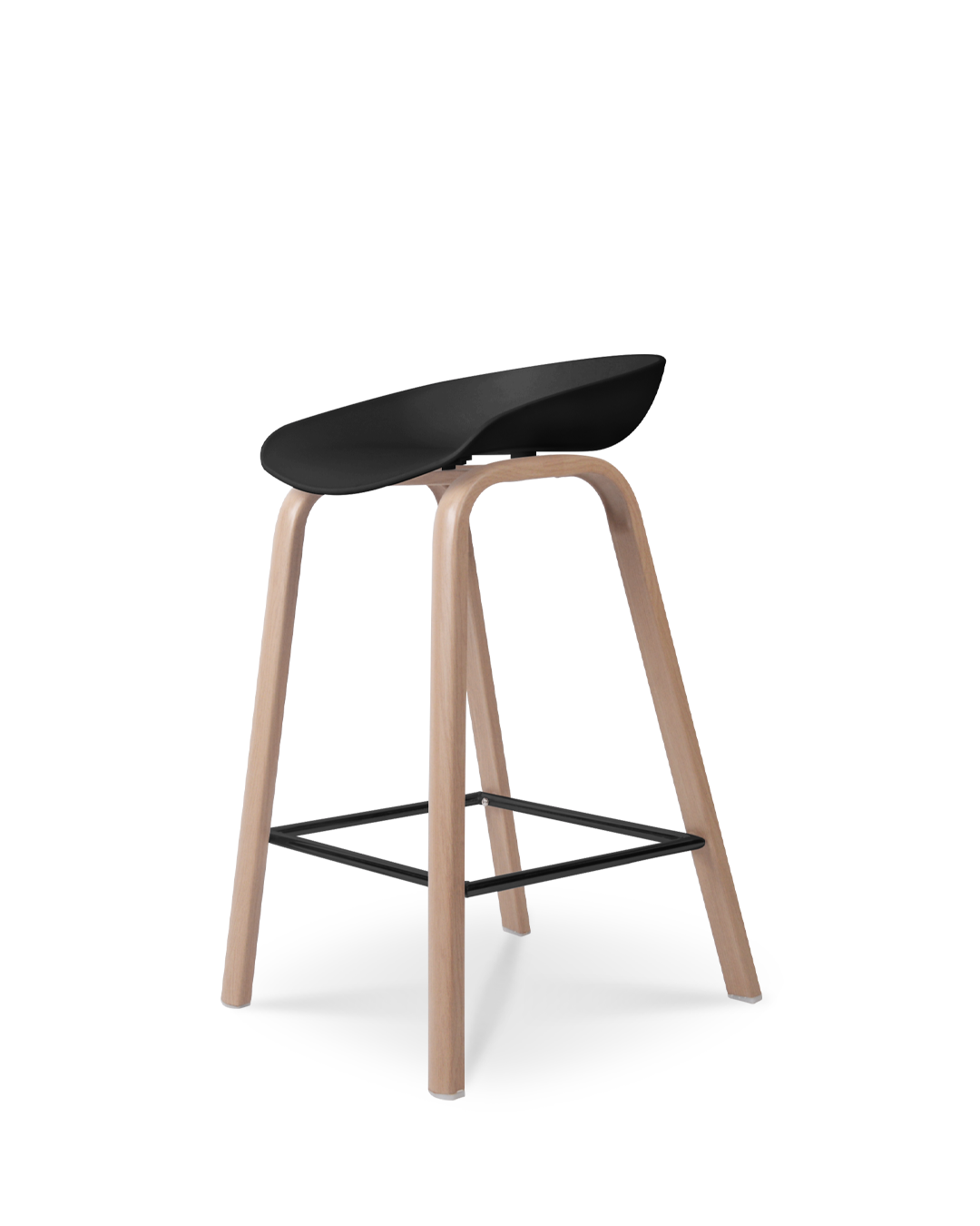 Tabouret de comptoir Euterpe noir