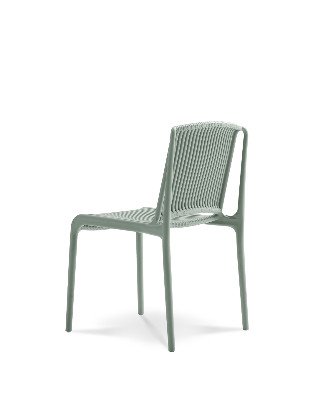 Silla de comedor apilable Elpis Verde