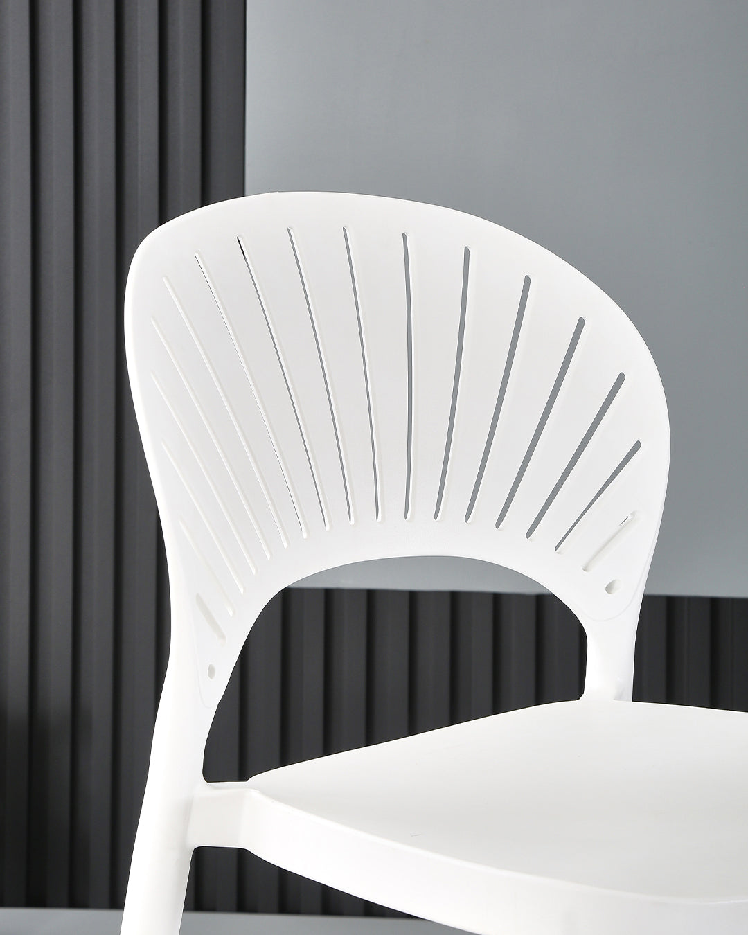 Hestia Bar Chair Ivory White